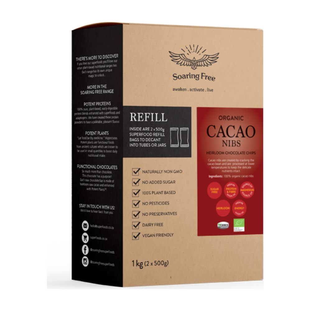 Organic Cacao Nibs - 1kg