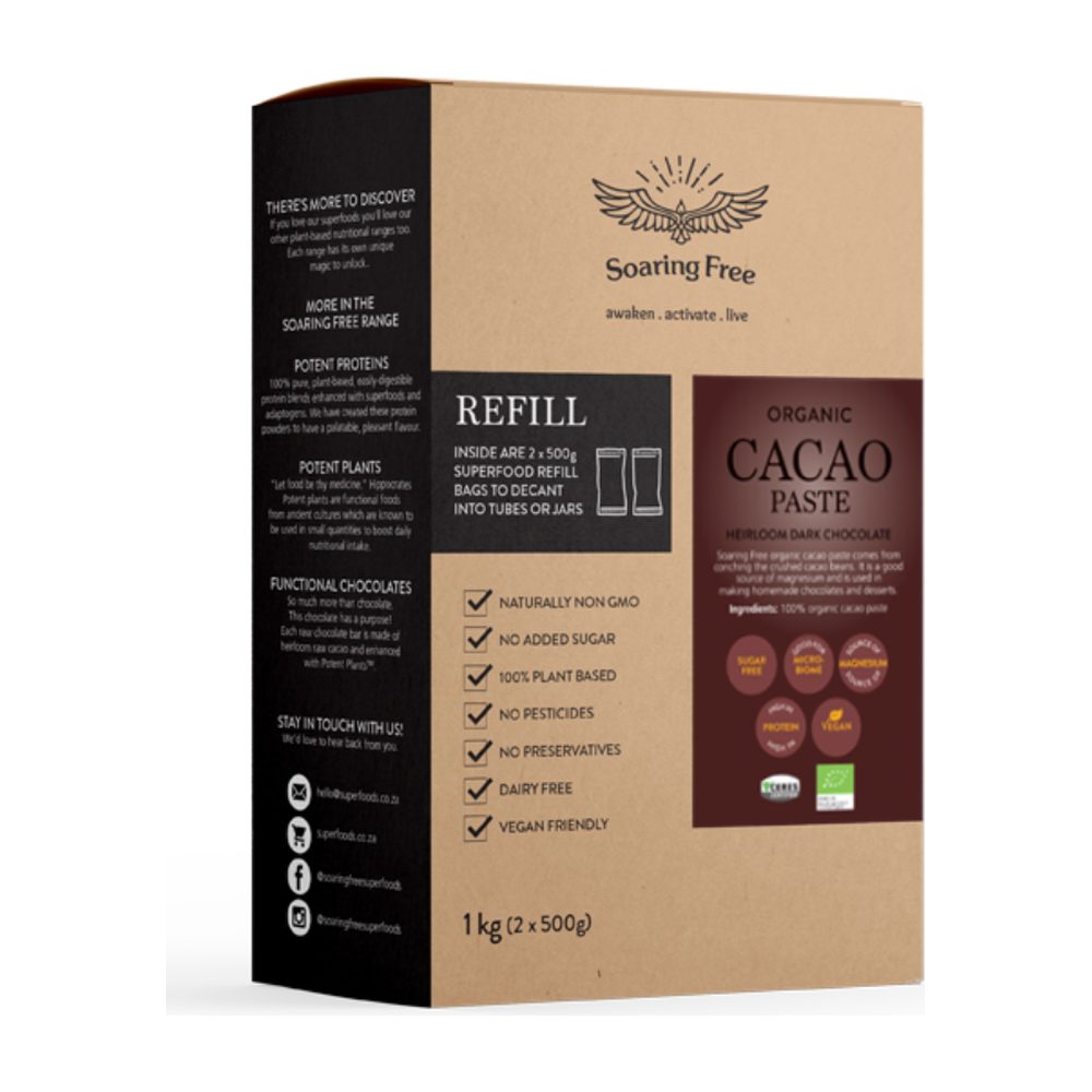 Organic Cacao Paste - 1kg