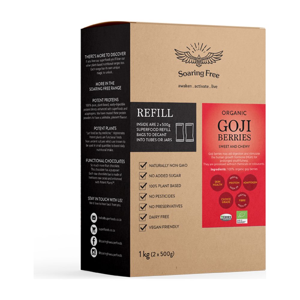 Organic Goji Berries - 1kg