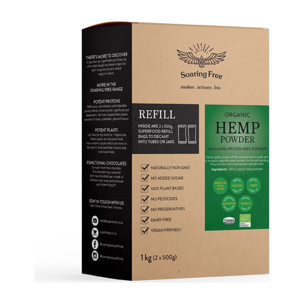 Organic Hemp Protein Powder - 1kg