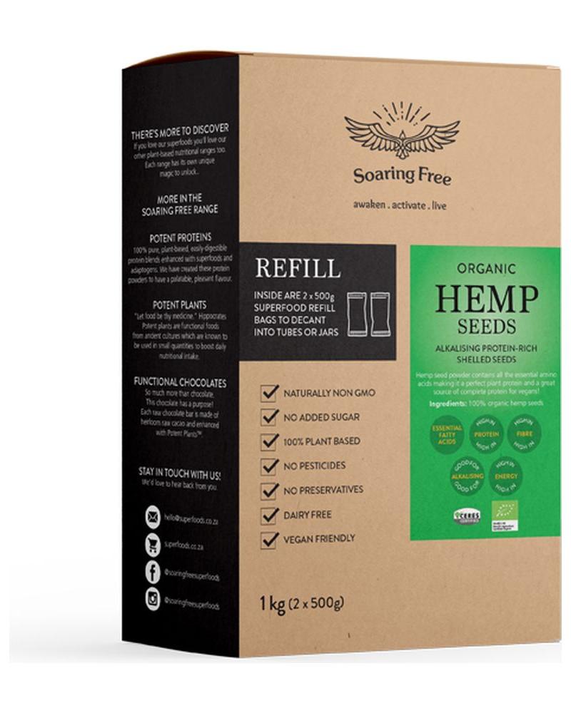 Organic Hemp Seeds - 1kg