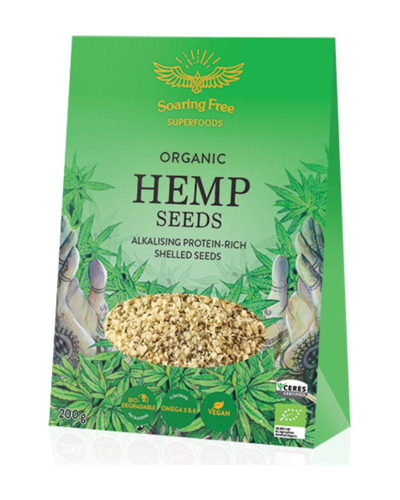 Organic Hemp Seeds - 200g